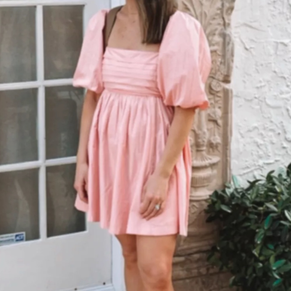 A&F Emerson Waisted Poplin Mini Dress